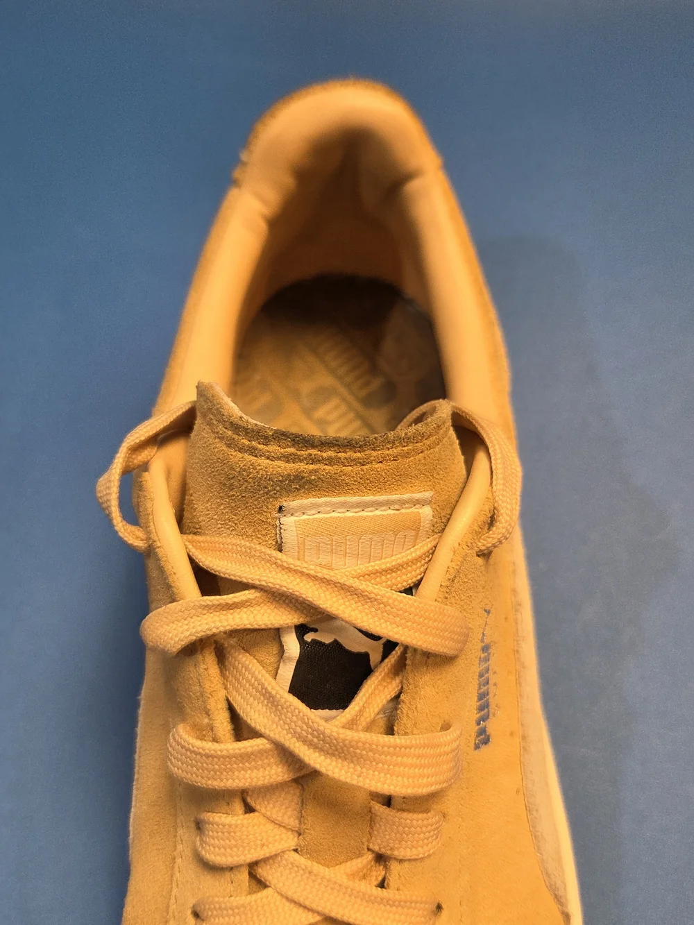PUMA Men's Suede Classic Sneaker in Mustard Yellow
